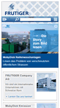 Mobile Screenshot of frutiger.ch